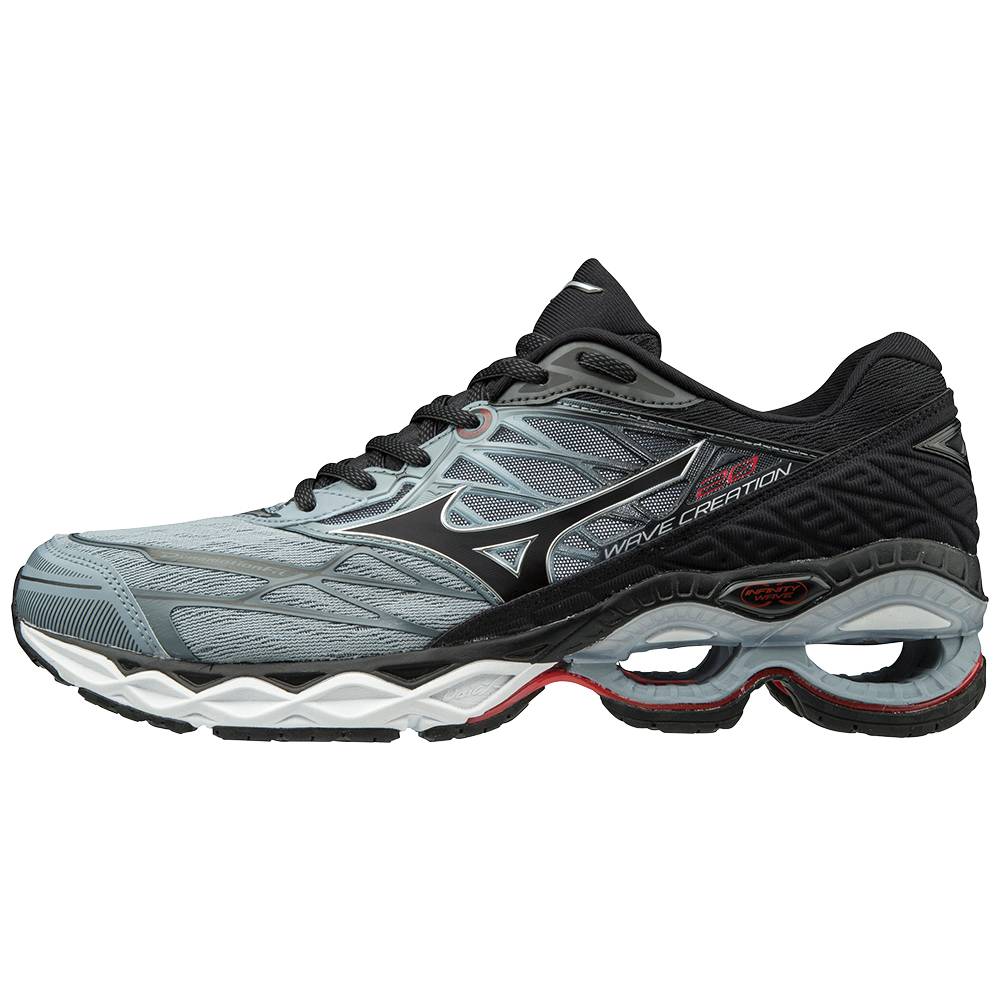 Mizuno Wave Creation 20 - Erkek Koşu Ayakkabısı - Gri/Siyah Türkiye (YEJDHI-689)